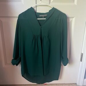 Brixton Ivy M green blouse